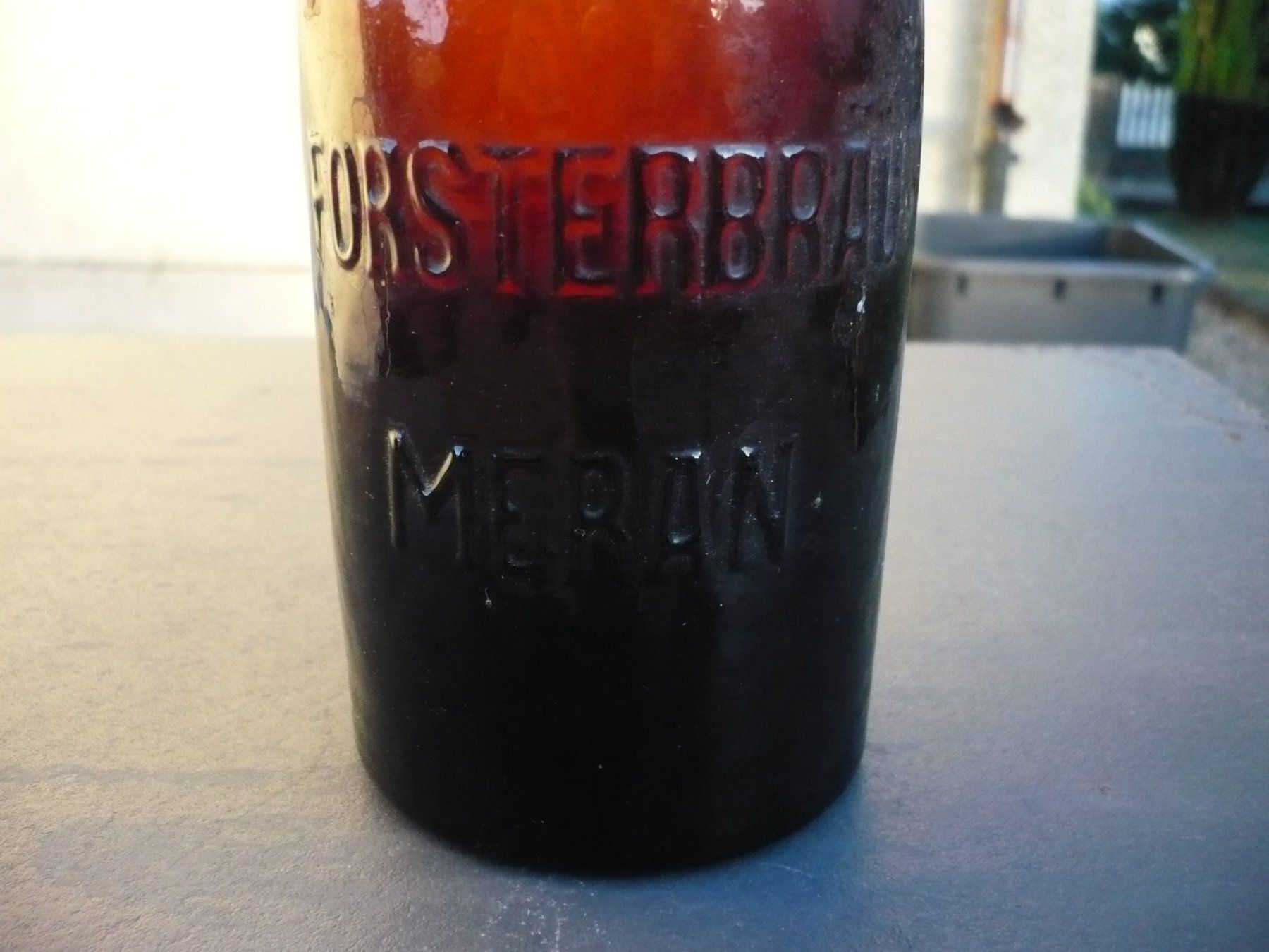 Gläser, Krüge & Flaschen: FORSTERBRÄU BRÄU MERAN – Gebraucht aus Biberist von Urmel 1