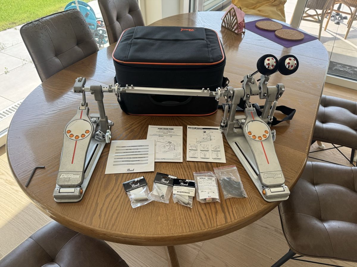 Strumenti musicali: Pearl P-3002D Demon Doppel Pedal – Usato da Kriens venduto da _GoHsT_ 9