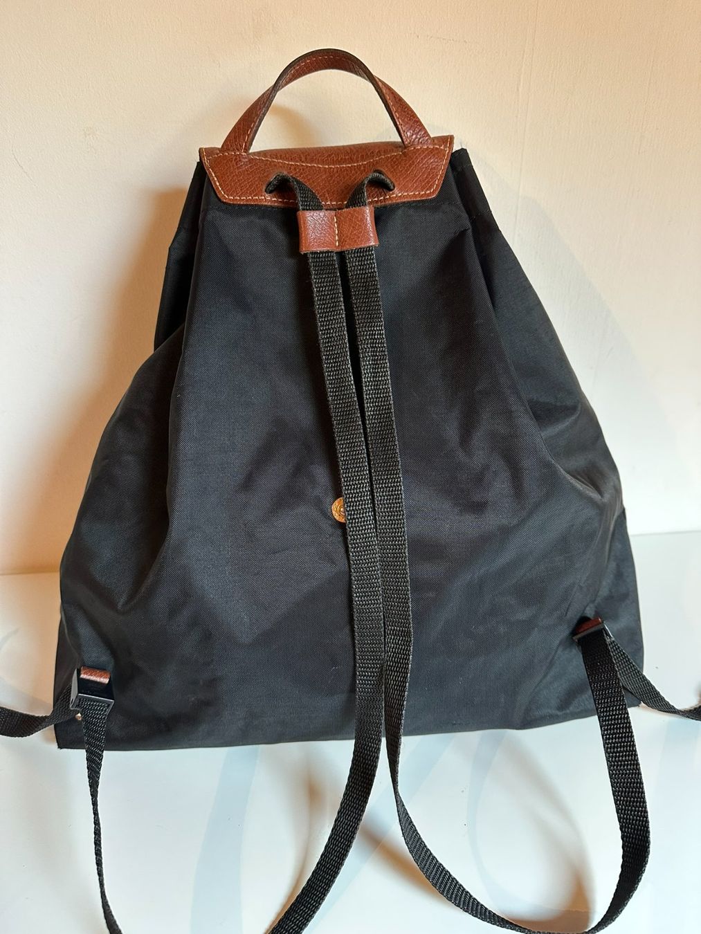 Zaini: Longchamp Sac à dos Pliage noir – Usato da Bernex venduto da euma1976 1