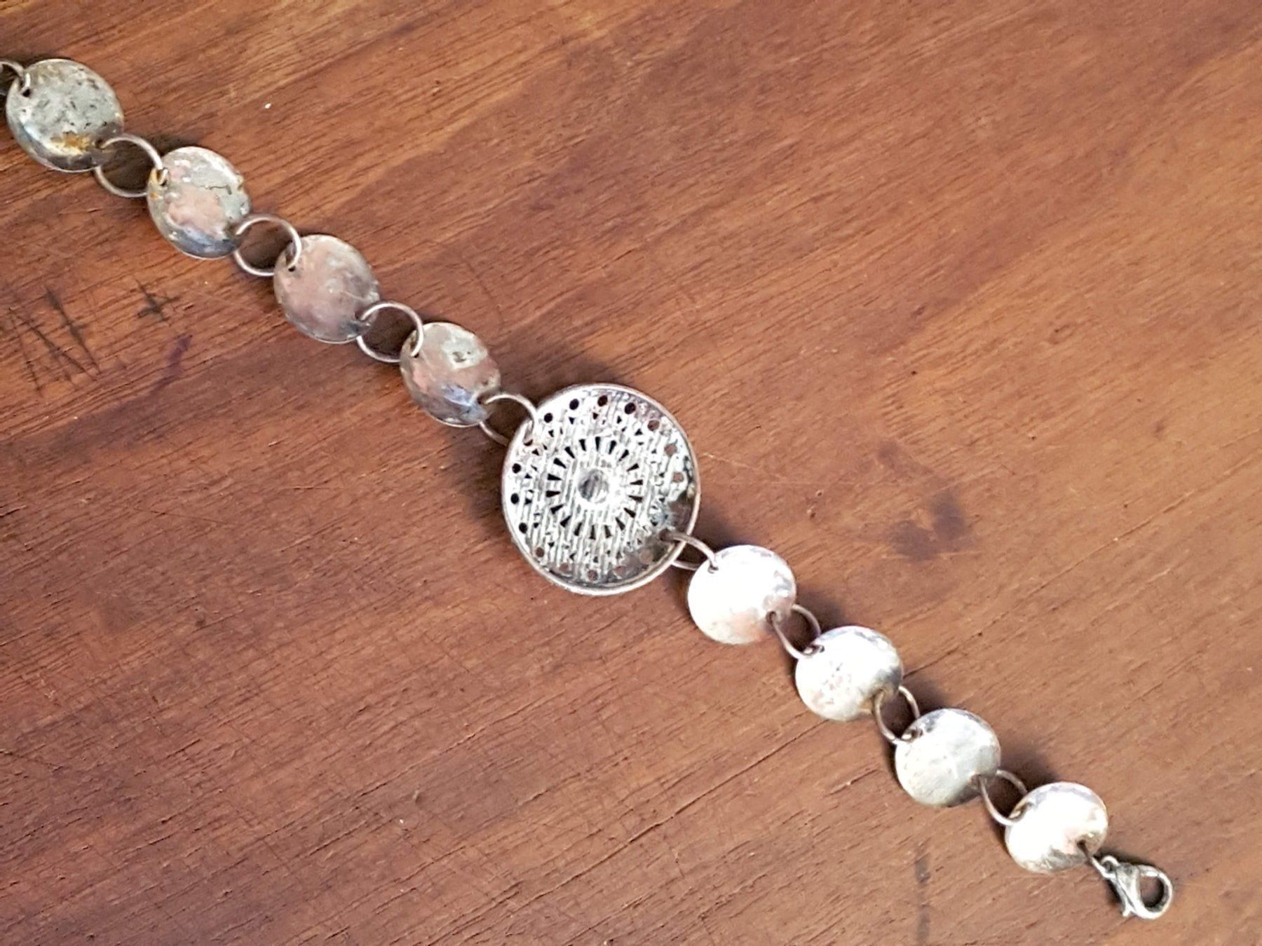 Armbänder & -reifen: Armband Mittelalter style kupfr.-silbrig – Gebraucht aus Ettingen von Maranathatalitha 5