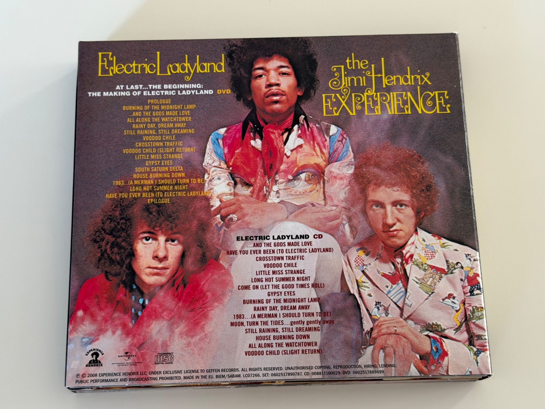 Tutti i DVDs: The Jimi Hendrix Experience - Electric Ladyland CD DVD – Usato da Altstätten SG venduto da sheamus 3