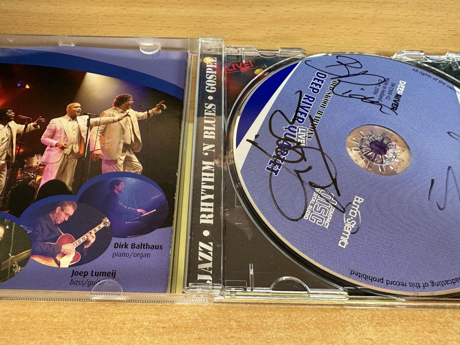 CDs: D4 Deep River Quartet – Old Skool Harmony / Live - Signiert – Gebraucht aus Rikon im Tösstal von Alpenmutz 2