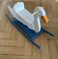 Schaukelschwan Antik weiss/blau gebraucht