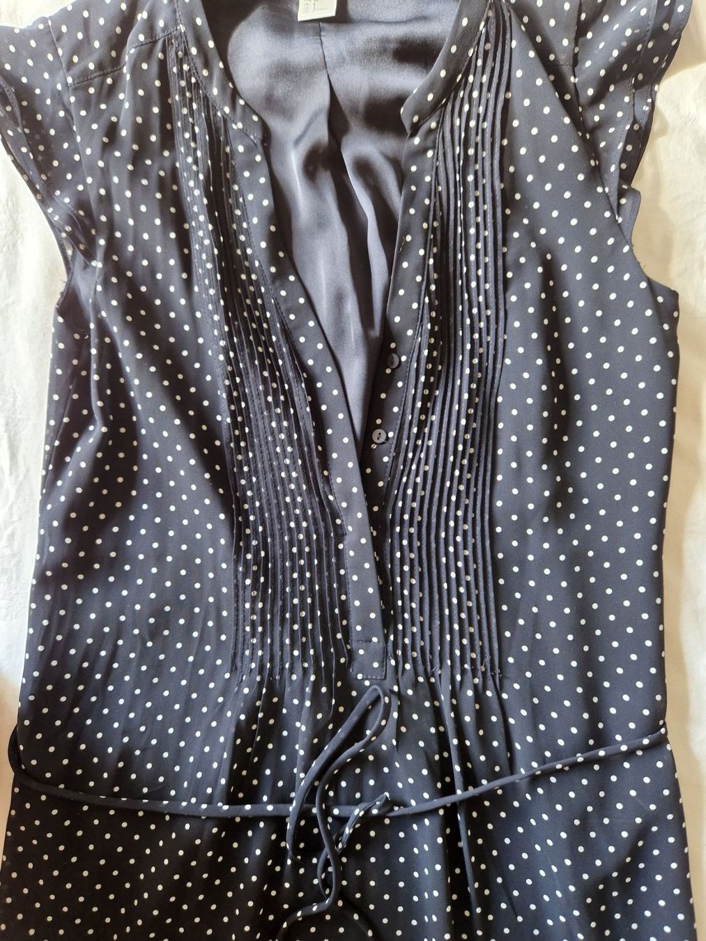 H&M Vestiti: Blusenkleid mit polka dots marine/weiss – Nuovo (secondo la descrizione) da Küsnacht ZH venduto da 2011_ 7