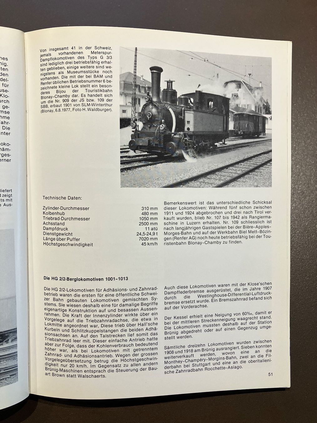 Libri: Waldburger/Senn: Die Brünigbahn SBB - Minirex – Usato da Menziken venduto da timbuktu1001 3