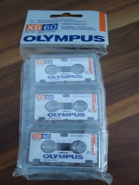 Musicassette: Olympus XB60 Microcassette, 3er Pack - Neu, OVP – Nuovo e nell'imballaggio originale da Ergisch venduto da Haemmerli59