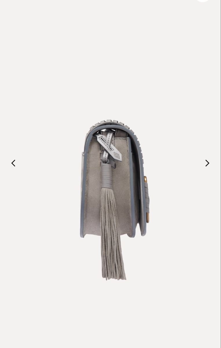 Ba&Sh Borse da donna: Sac Ba&sh en daim gris taupe – Usato da Genève venduto da Chi1206 4