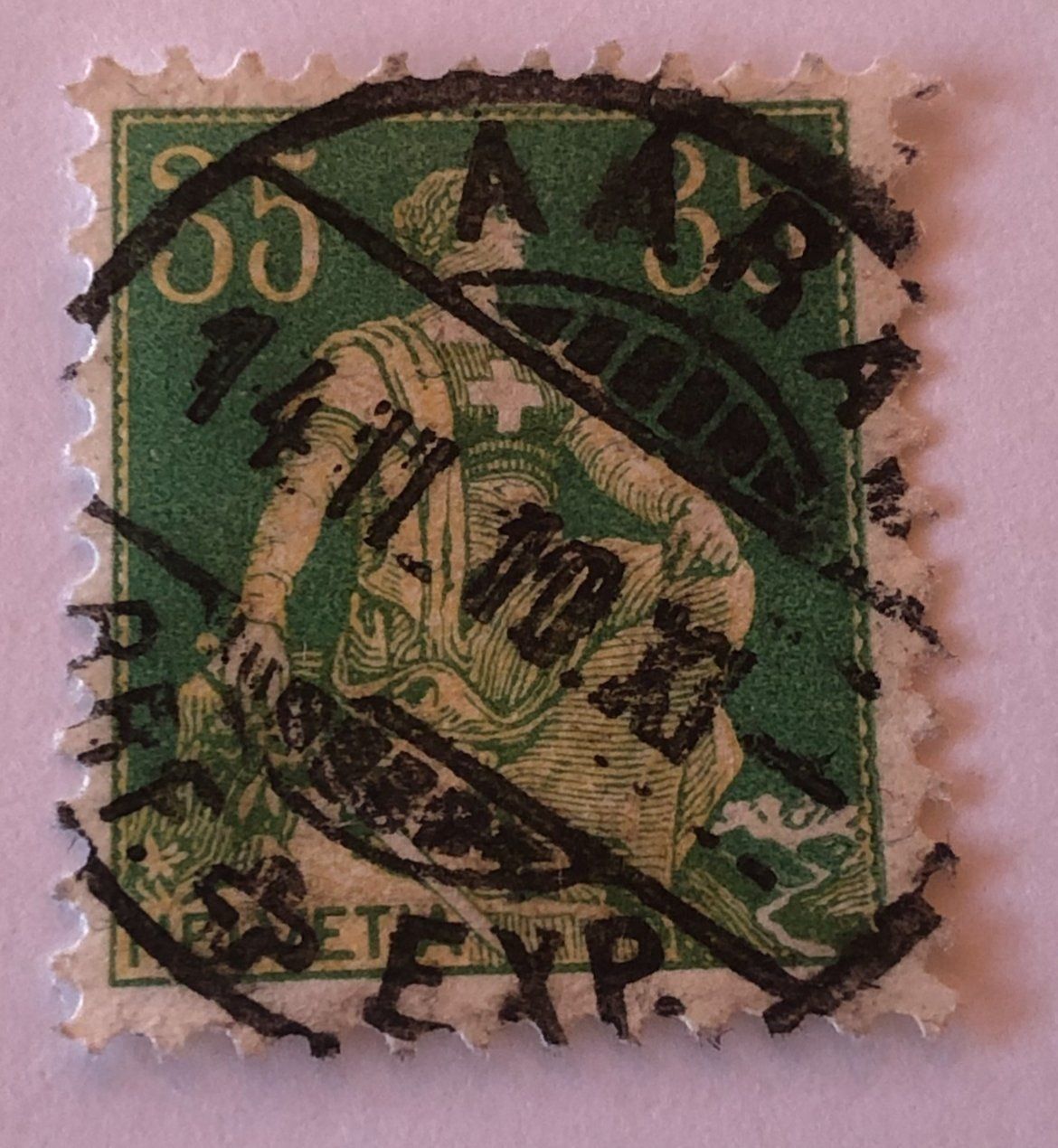 Tutti i francobolli: Nr.111 mit Vollstempel Aarau – Usato da Aarau venduto da Billa007