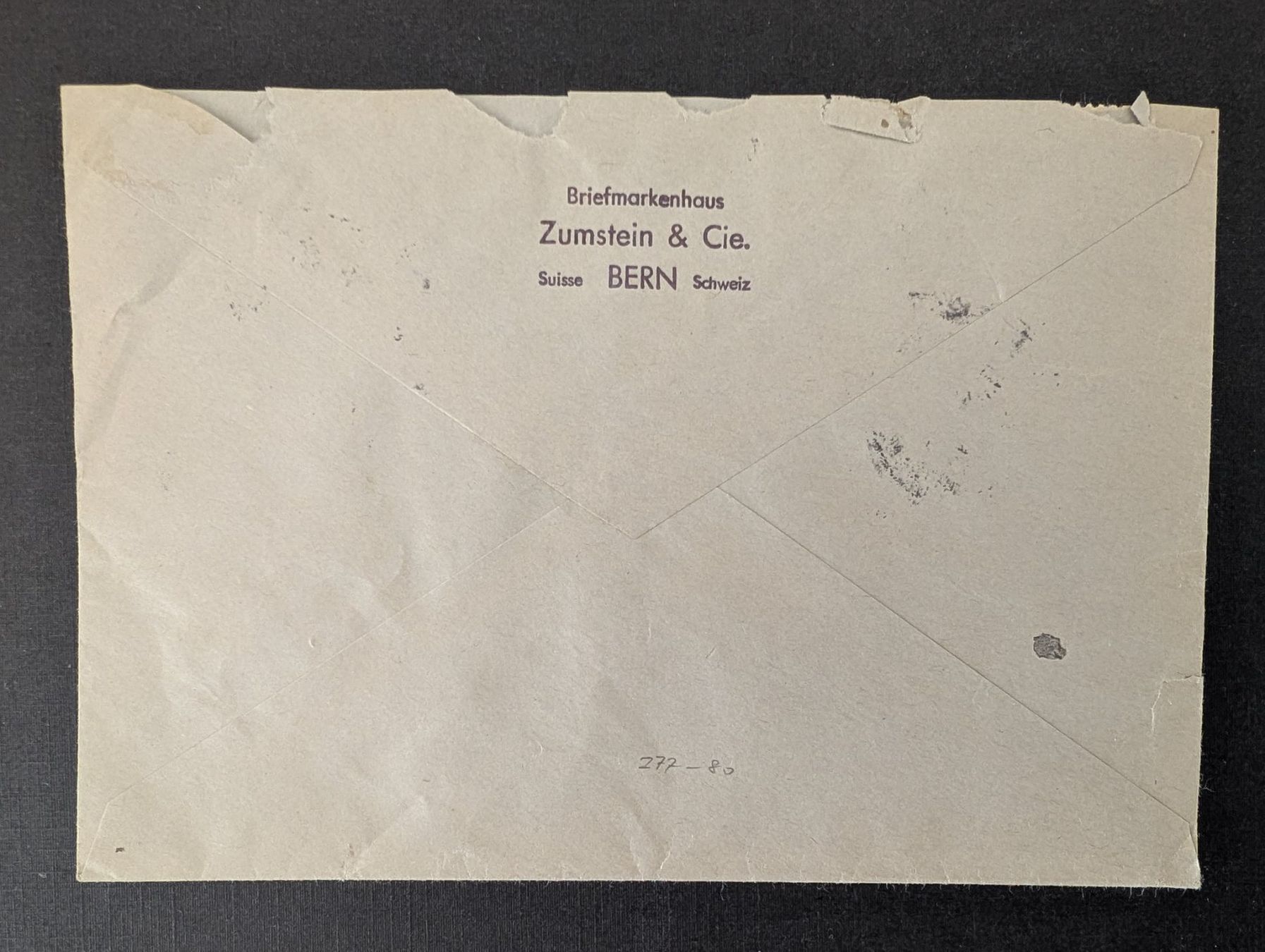 Tutti i francobolli: Brief Bern - Stockholm 1947 Rec. – Usato da Steinmaur venduto da compura49 1