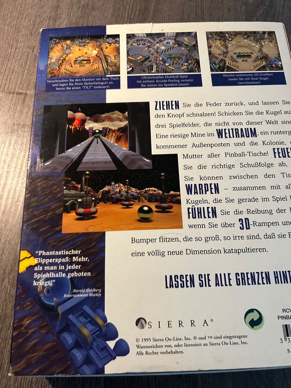 Giochi: 3-D Ultra Pinball Big Box – Usato da Zollikerberg venduto da Lukem01 1