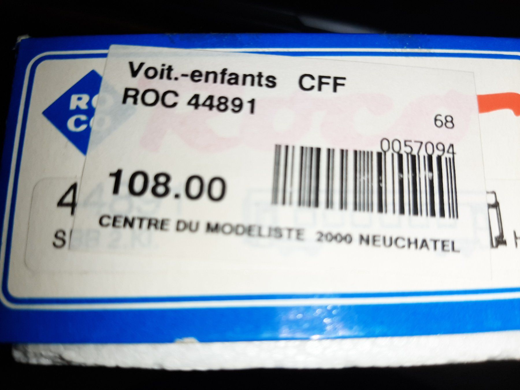 Roco Modellini di ferrovie: ROCO 44891 VOIT. ENFANTS – Usato da Avully venduto da RIVALIS 7