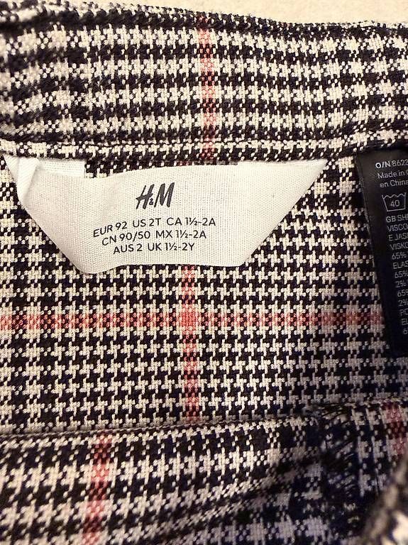 H&M Vestiti & Gonne: Mädchen Minirock, 92, kariert, neuwertig – Nuovo (secondo la descrizione) da Wilen b. Wil venduto da carpediem25 2