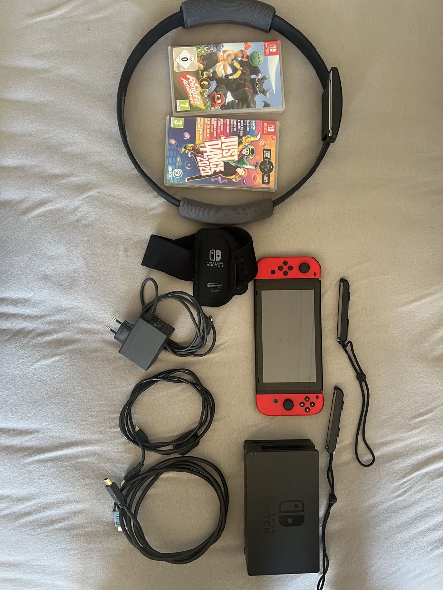 Nintendo Konsolen: Nintendo Switch mit Fit-Ring – Neu (gemäss Beschreibung) aus Ettingen von gle_6lds