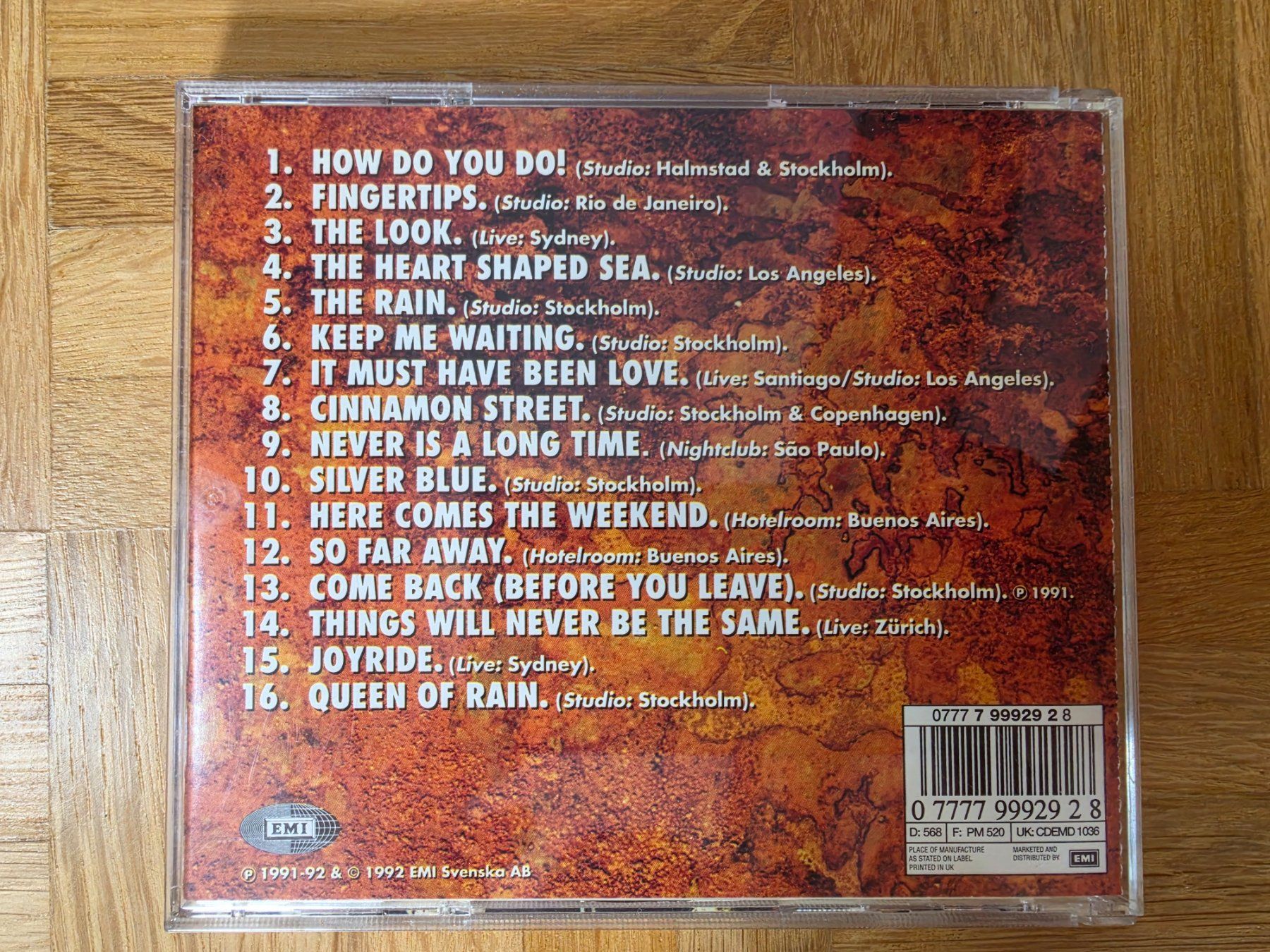 CDs: Roxette - Tourism – D'occasion à Stäfa par flamingo_17 1