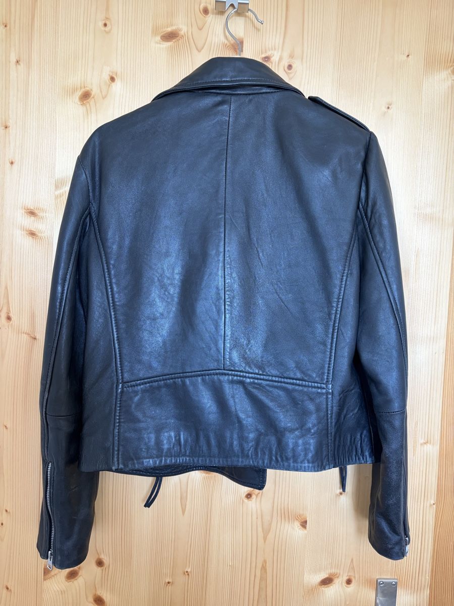 Giacche: Mango Black Leather Biker Jacket – Usato da Zürich venduto da Abu95 9