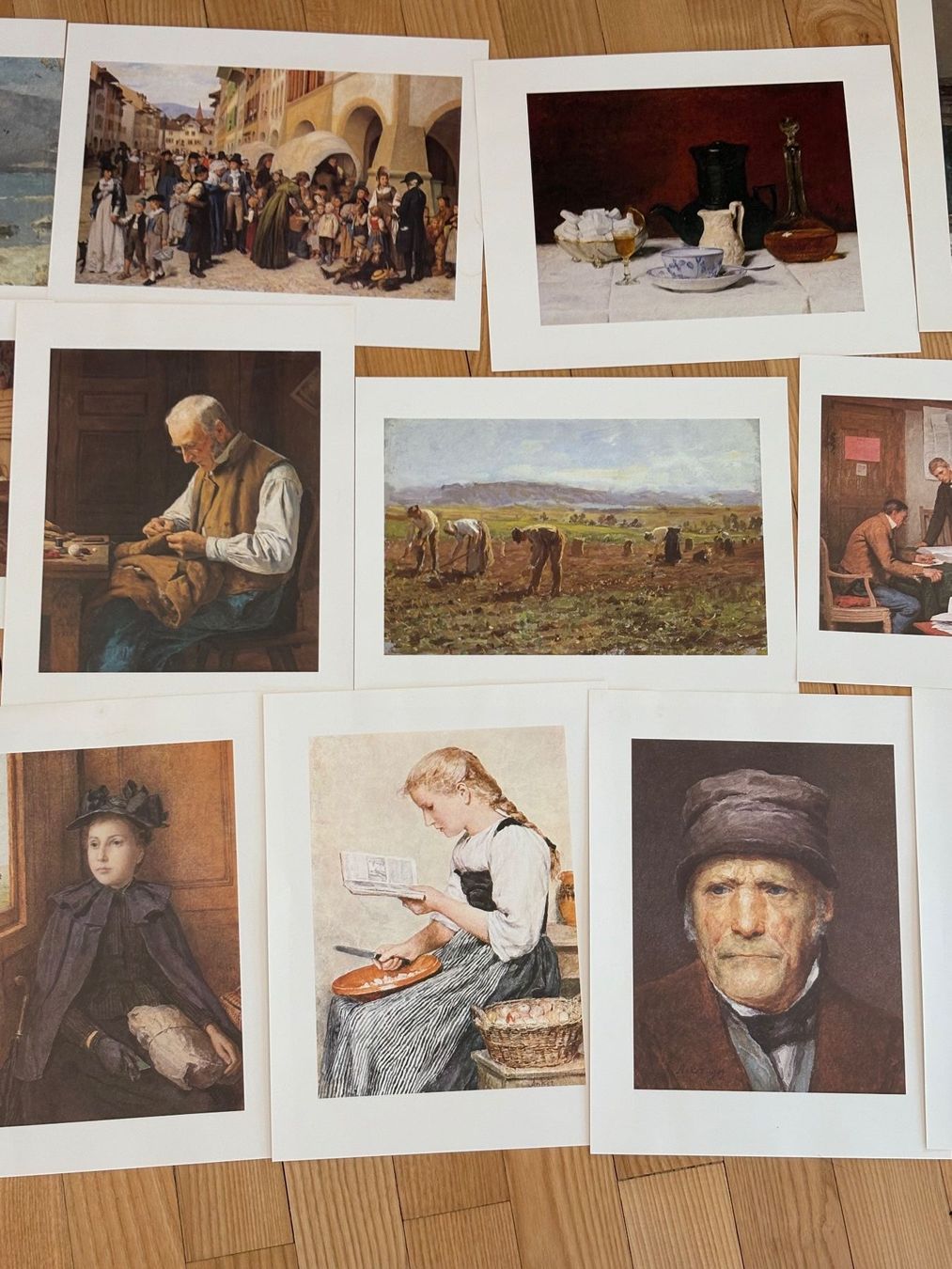 Foto & Immagini: Albert Anker - ausgewählte Bilder - Farbdruck – Nuovo (secondo la descrizione) da Arlesheim venduto da Spielmax 1