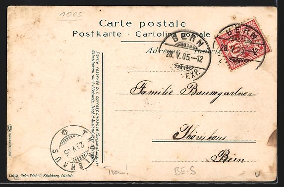 Cartes postales: Bern, Strassenbahn an Geschäften in der – D'occasion à Berlin par bartko-reher 1