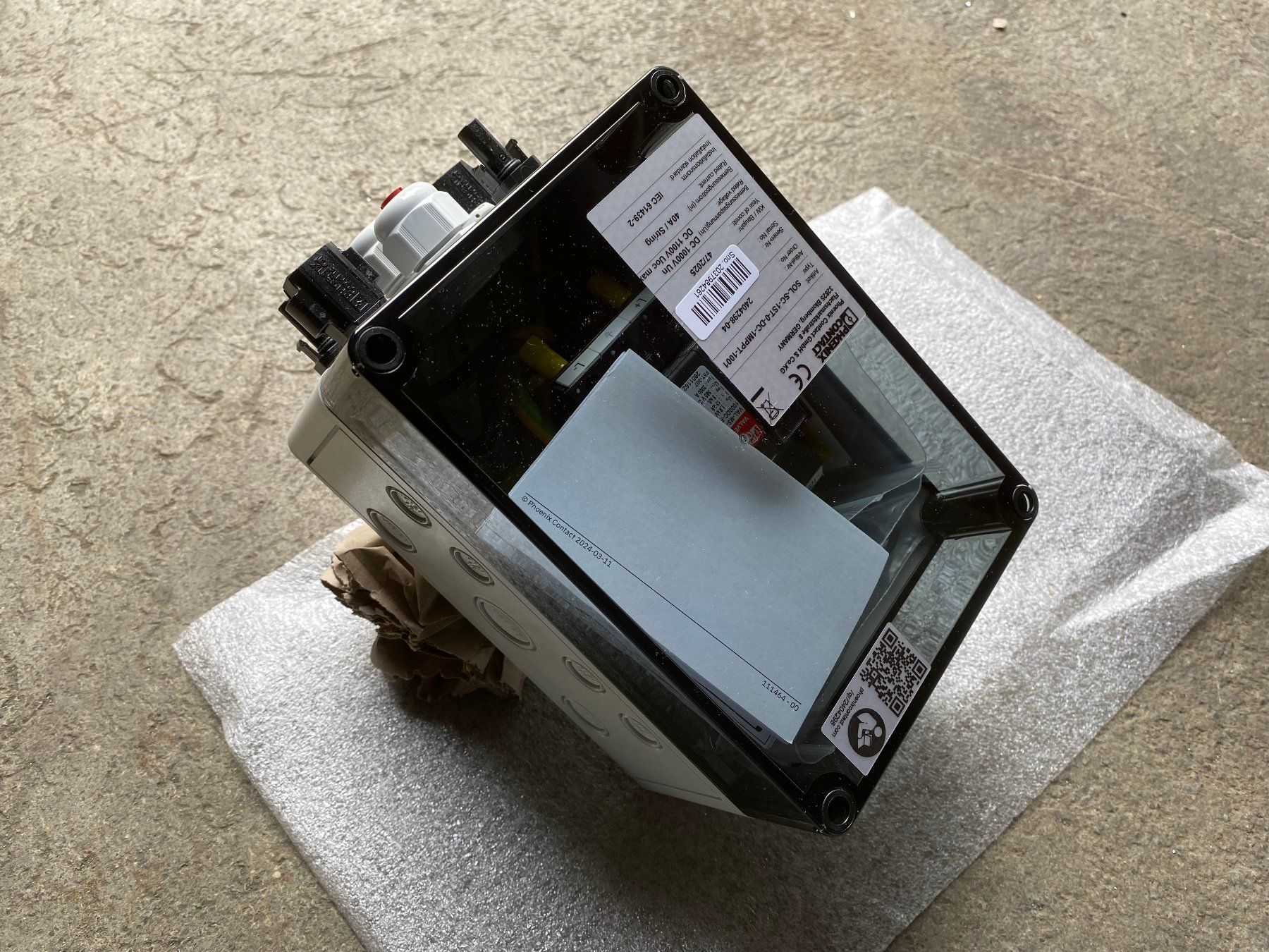 Solargeräte und Solarprodukte: Aanschlusskasten Phoenix Contact Solaranlagen /401B – Neu und originalverpackt aus Zürich von LUIS-B 7