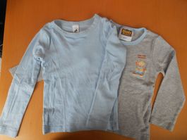 2 dünne Langarm Shirt Gr. 98/104