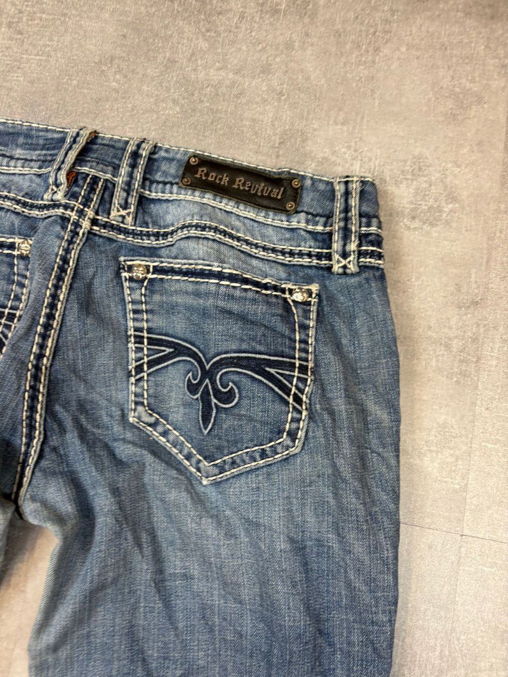 Jeans: Rock Revival Bootcut Jeans - Grösse M/31 – Usato da Werdenberg venduto da hase.vintage 4