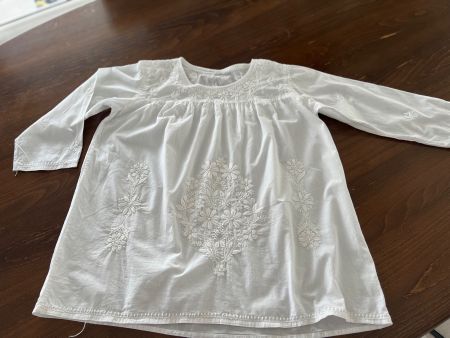 Tunika weiss Gr. 40-42 bestickt