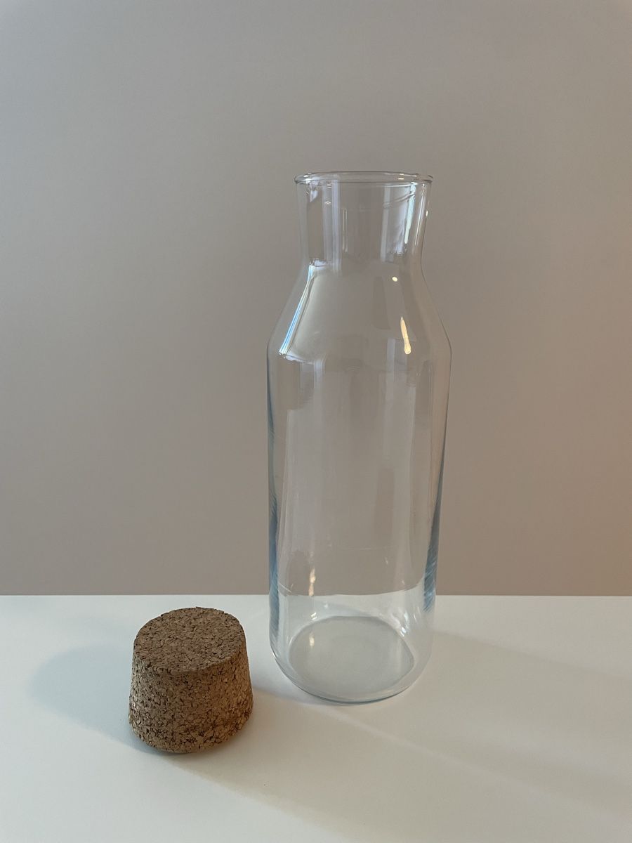 Carafes: Karaffe aus Glas mit Korkdeckel – D'occasion à Thalwil par Andieg 1