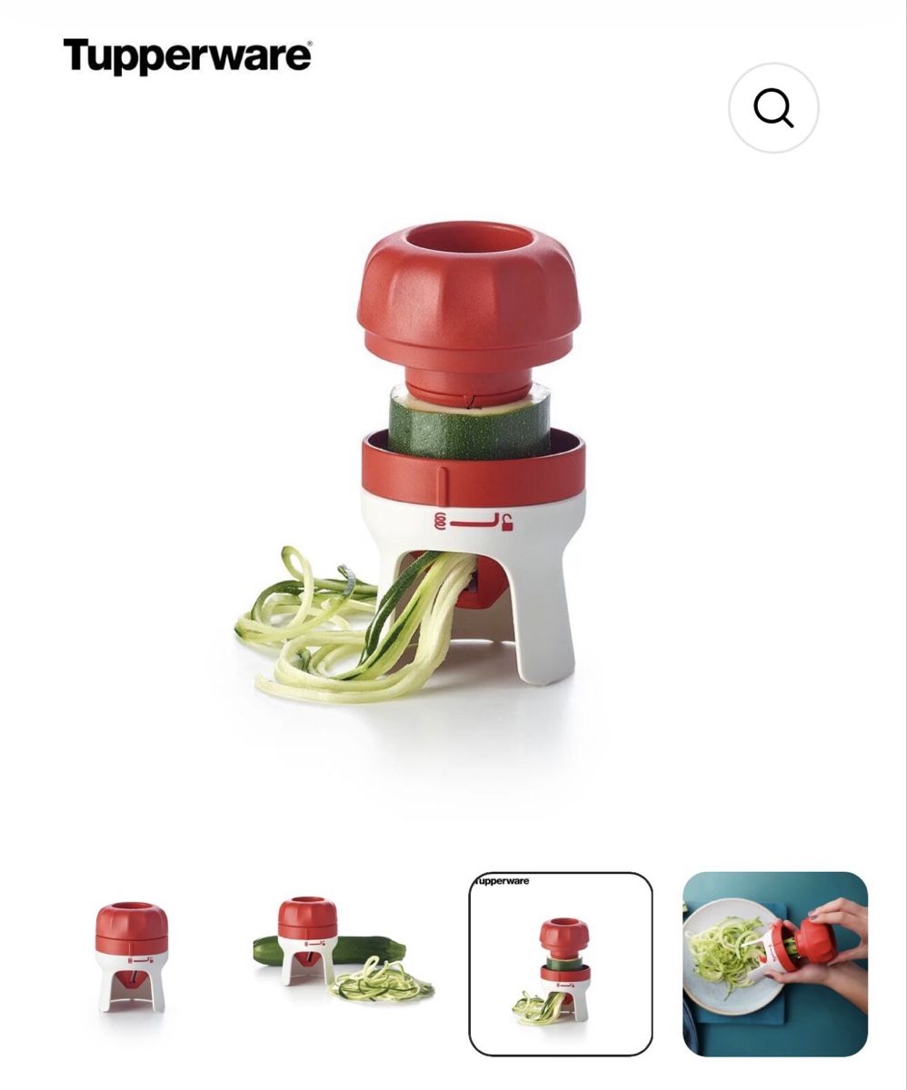 Tupperware Elettrodomestici da cucina: NEU! Tupperware Zoodelino, Spiralschneider – Nuovo (secondo la descrizione) da Sax venduto da _Kornblume_