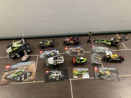 Tolles riesiges Lego Technic Set 7 Fahrzeuge