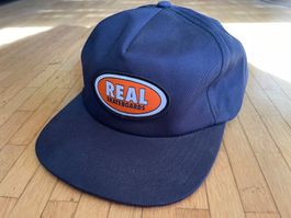 SKATEBOARD CAP - REAL - Snapback -(BLAU)