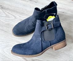 NEU 🩷 Gr 37 Stiefeletten dunkelblau