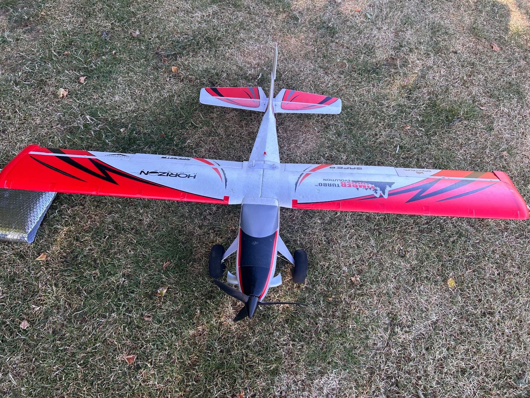 E-Flite Modellismo RC: Flugzeug Modell Timber Turbo Evolution 1.5 m – Usato da Düdingen venduto da andiguin