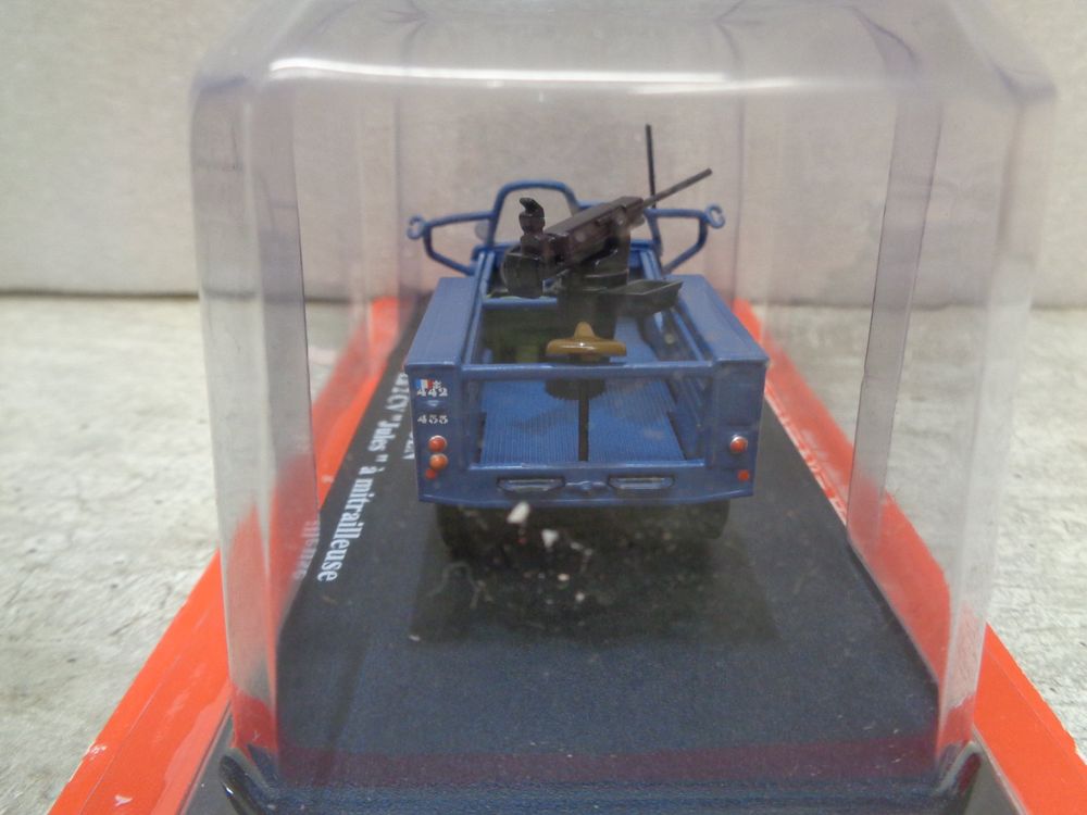 Citroën 2CV Jules Militaire Ministyle 1/43 Avec Mitrailleuse - Modèle Rare