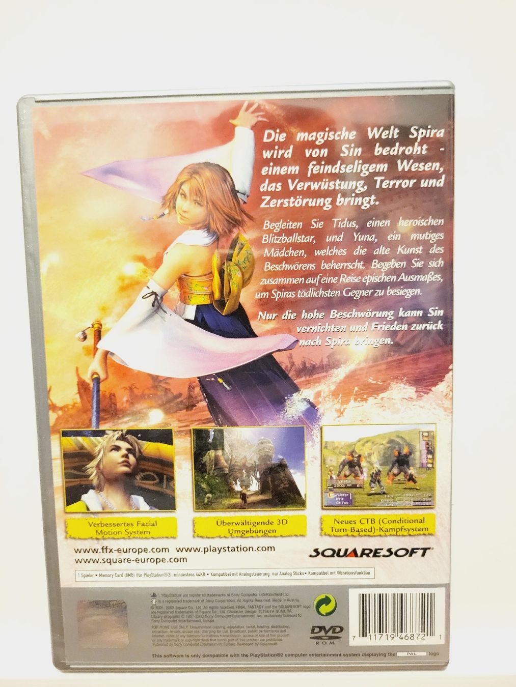 Sony Giochi: Final Fantasy X Platinum PS2 - Jeu Complet Excellent! – Usato da Conthey venduto da Th3gr4yf0x 2