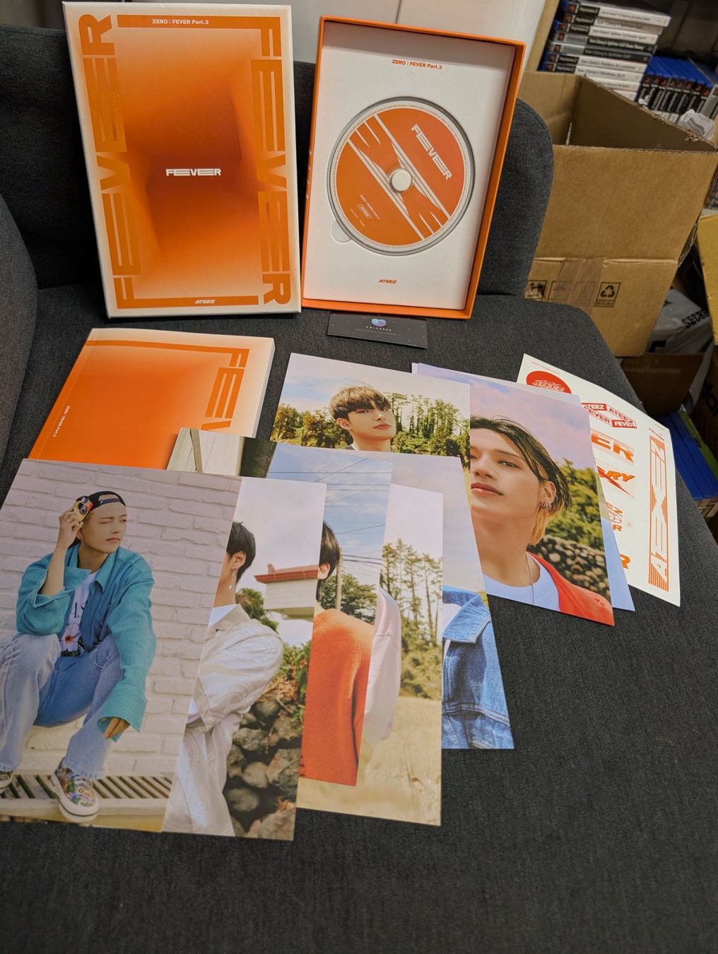 CDs: Ateez zero: fever part 3 orange – Gebraucht aus Giubiasco von Ticinerd 1