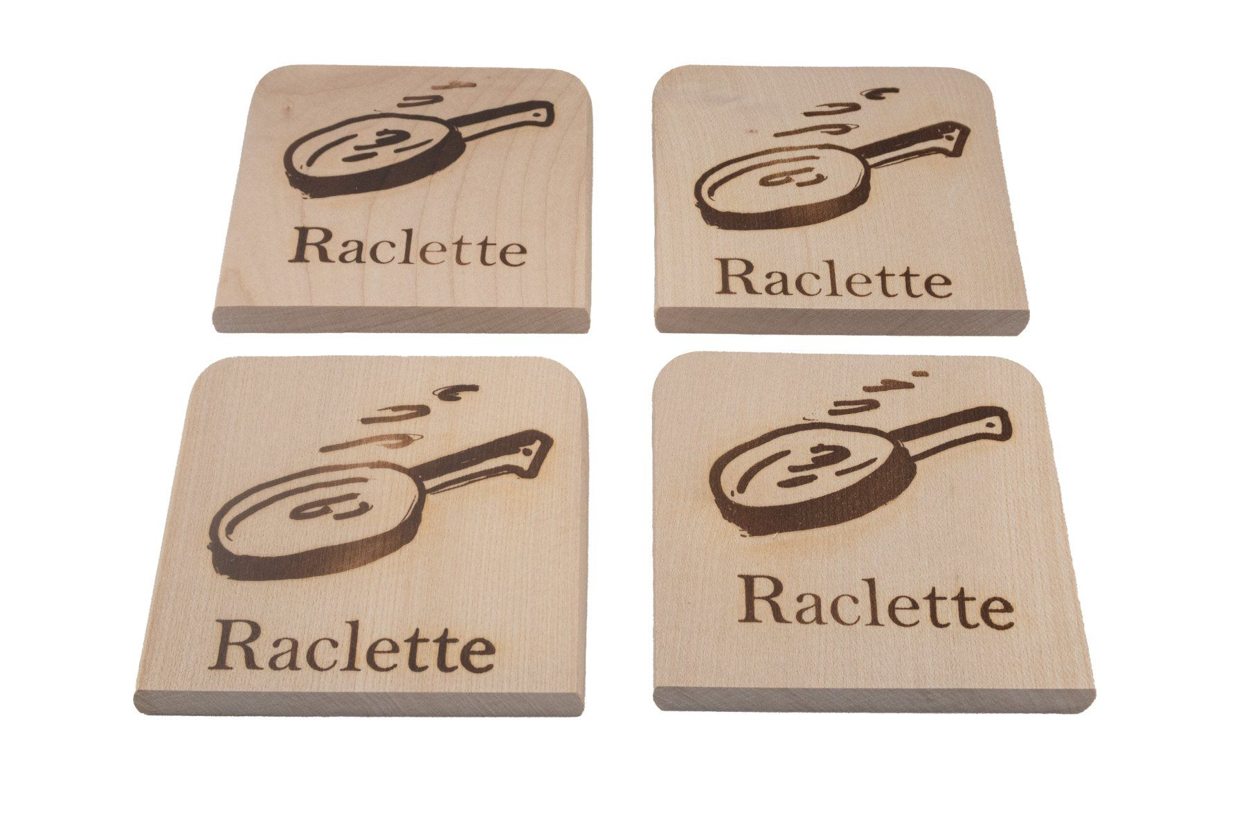Elettrodomestici da cucina: Raclettebrettchen 8er-Set Buche Natur – Nuovo e nell'imballaggio originale da Pfäffikon ZH venduto da justnatur