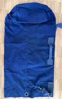 Vintage Canvas Seesack Rucksack Blau Militär Style