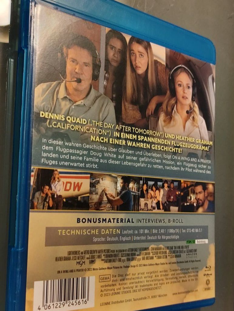 Tutti i DVDs: On A Wing And A Prayer Blu-Ray – Usato da Dottikon venduto da Oldyfreak 1