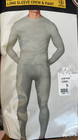 Ralph Lauren Lounge Set Longsleeve Hose grau Grösse L