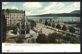 Genève, Monument Brunswick et Quai du M