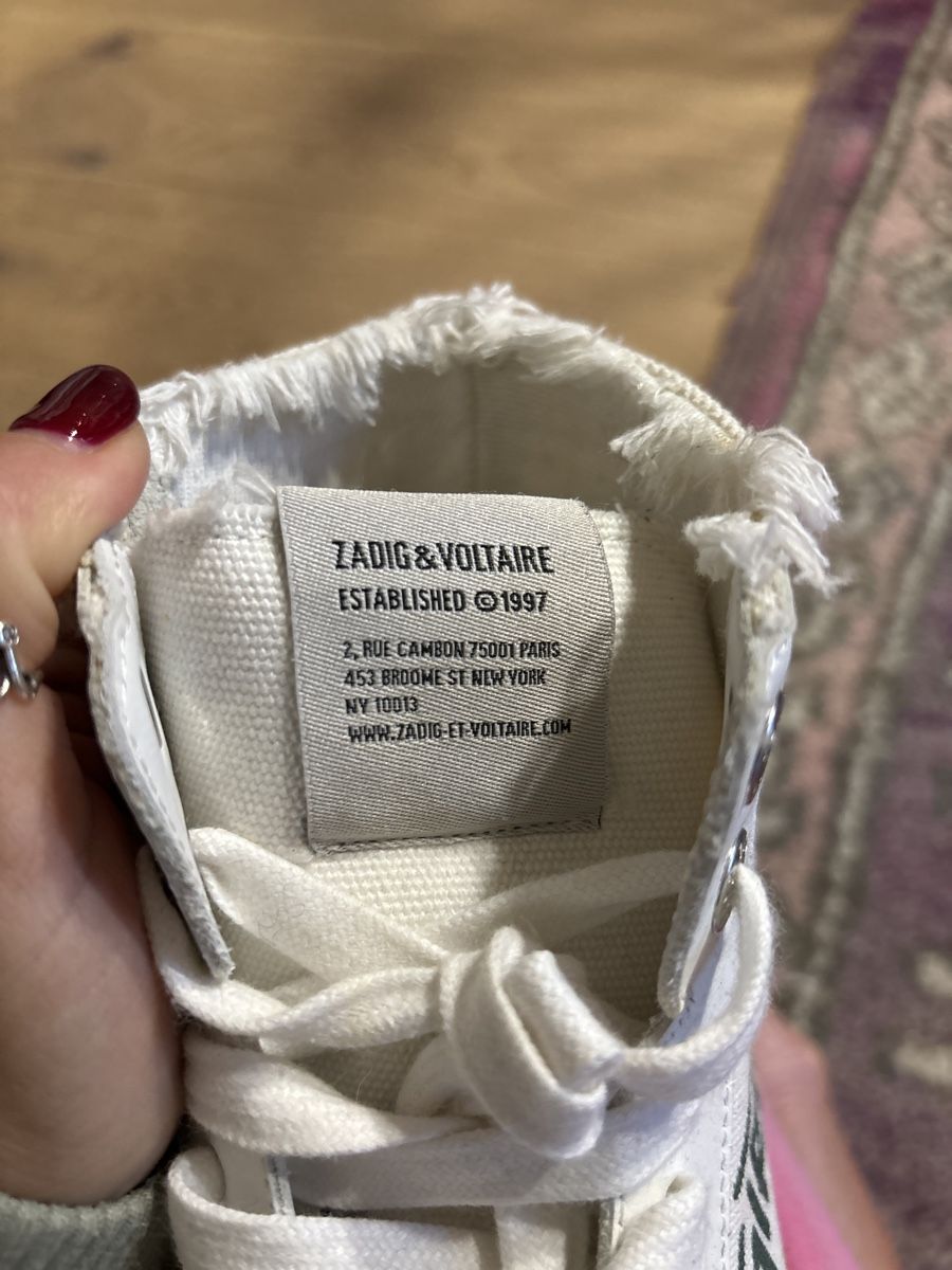 Zadig & Voltaire Scarpe da donna: Baskets Zadig et voltaire taille 37 neuves – Nuovo (secondo la descrizione) da Genève venduto da bha_jcf5 4