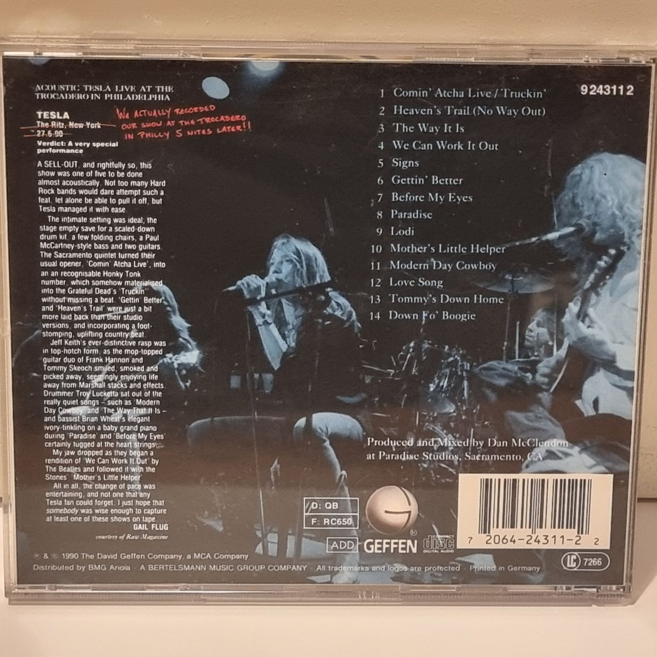 CD: Tesla : Five Man Acoustical Jam CD – Usato da Villigen venduto da Tschachtlan 1