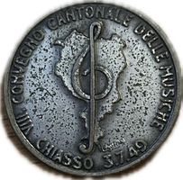 Abzeichen, Ticino, Chiasso 1949, Convegno Cantonale Musica 