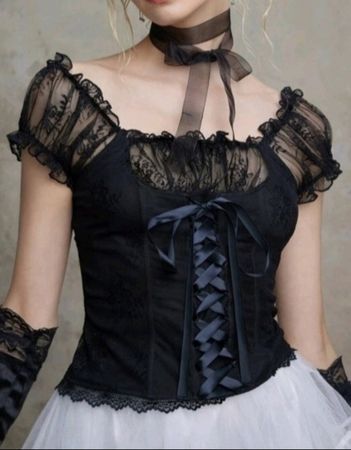 Gothic Bluse Gr S *neu*