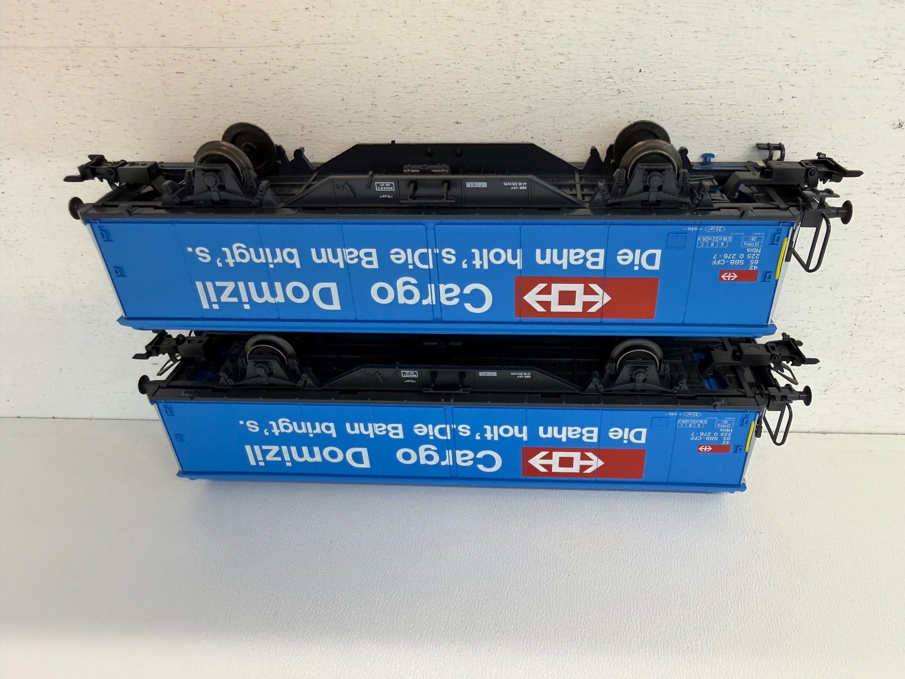 Märklin Modellini di ferrovie: Märklin 4735 Güterwagen SBB Cargo Domizil – Usato da Büsserach venduto da ModellbahnDepot 3