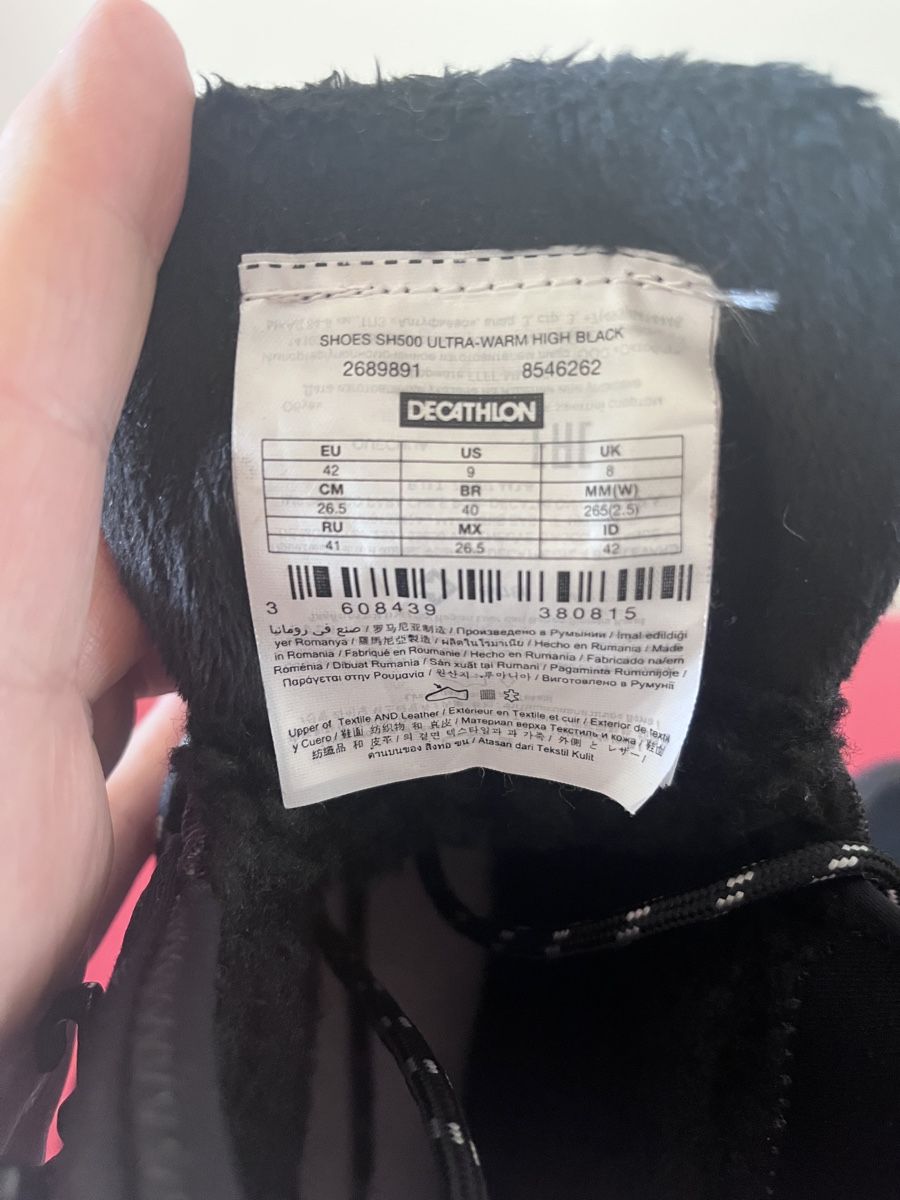 Decathlon Chaussures hommes: Quechua Winterwanderschuhe, Grösse 42 neuwertig! – Neuf (Voir description) à Wädenswil par Buddha8 6