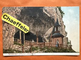  Wildkirchli Kanton Appenzell, Stempel Weissbad 1907.