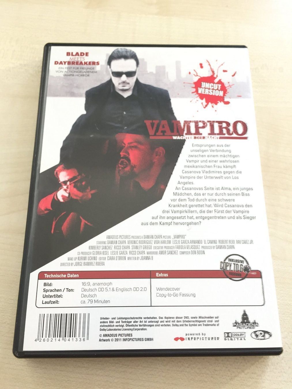 Alle DVDs: Vampiro - Wächter der Nacht – Gebraucht aus Rüti ZH von alumedien 1