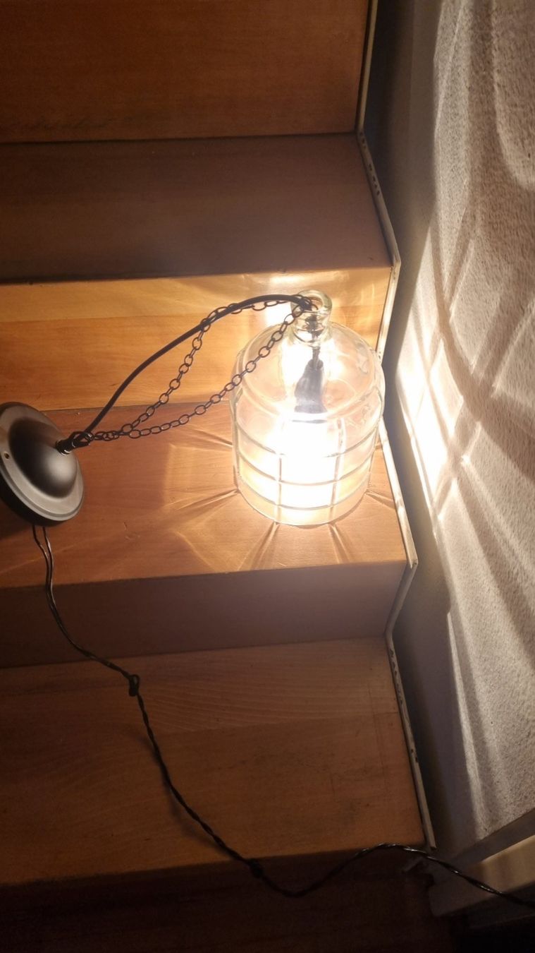Lampade: Glas Flasche Hängelampe – Usato da Basel venduto da Jcva 6