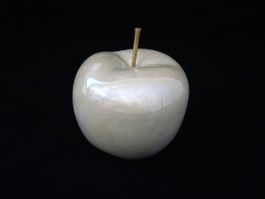 Apfel aus Keramik