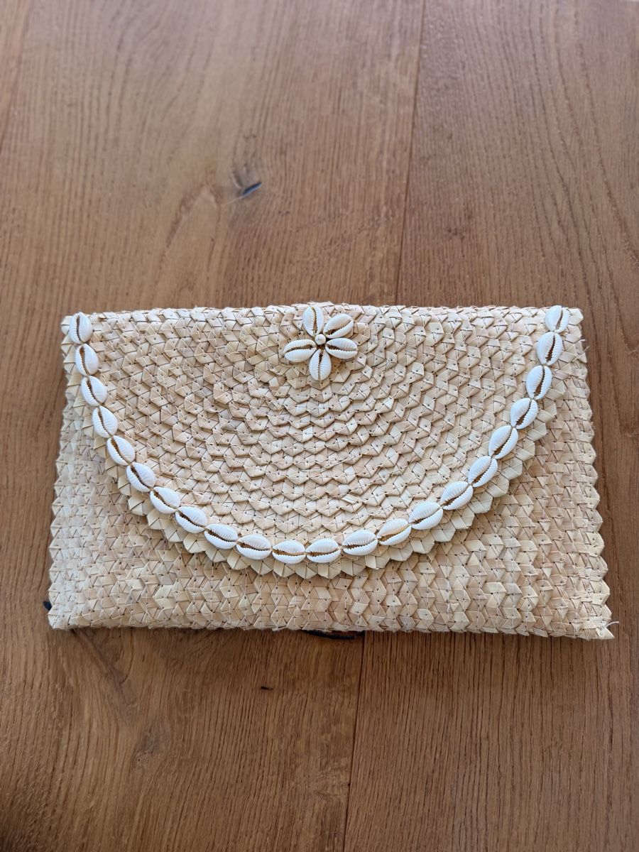 Borse da donna: Sommertasche Boho-Strohclutch  – Nuovo (secondo la descrizione) da Altendorf venduto da PiaLang